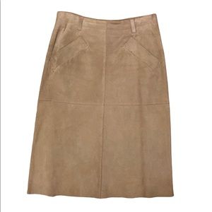 VTG late 90’s Isaac Mizrahi Target Suede Skirt (Size 4)
